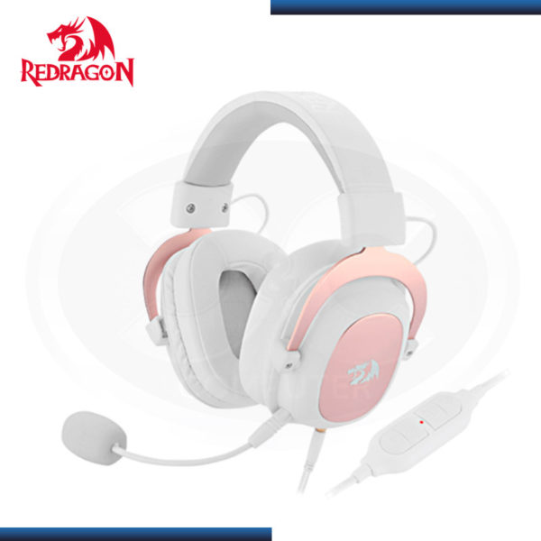 AUDIFONO REDRAGON ZEUS H510 WHITE CON MICROFONO GAMING 7.1 VIRTUAL USB - Imagen 2