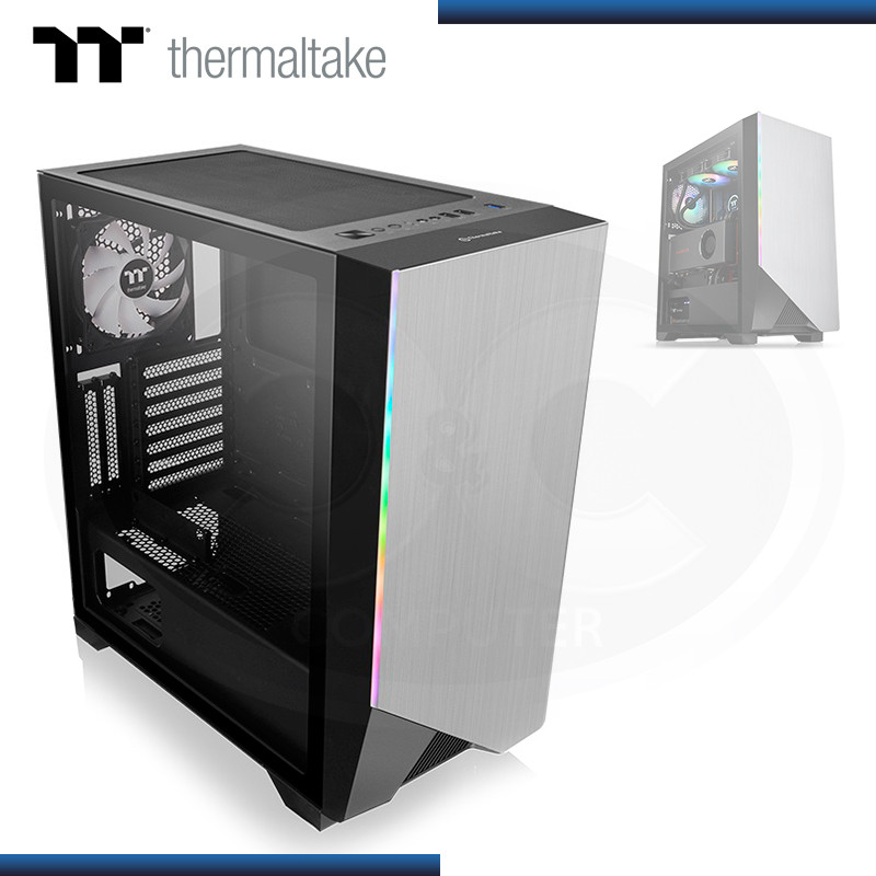 Case Thermaltake H Tg Black Argb Sin Fuente Vidrio Templado Usb