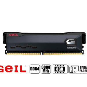 MEMORIA DDR4 8GB/3000 G-ORION BLACK CON DISIPADOR